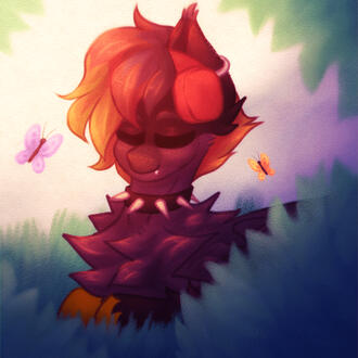 Soft shaded halfbody